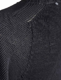 Carol Christian Poell anthracite black crew neck sweater price