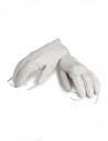 Carol Christian Poell light grey kangaroo leather gloves with tassels buy online AM/2300 ROOMS-PTC/33