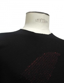 Label Under Construction Encaged Scraps black sweater men s knitwear buy online