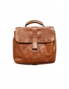 Light brown leather Il Bisonte briefcase buy online D0284