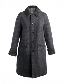 M.&Kyoko Kaha reversible coat black/colored checks online