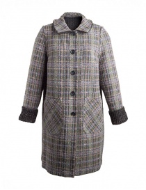 M.&Kyoko Kaha reversible coat black/colored checks womens coats buy online