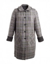 M.&Kyoko Kaha reversible coat black/colored checks KAHA752W-81 BLACK COAT buy online