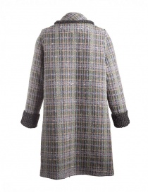 M.&Kyoko Kaha reversible coat black/colored checks womens coats price