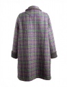 M.&Kyoko Kaha reversible blue coat with colored checks price KAHA752W D-BLUE COAT shop online