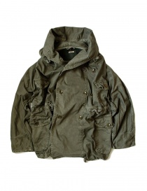 Womens coats online: Kapital Katsuragi Raising Ring khaki coat