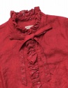 Kapital red linen shirt with ruffles K1809LS036 RED buy online