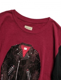 Kapital burgundy and black long sleeved T-shirt mens t shirts buy online