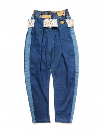 Womens trousers online: Kapital trousers in denim fabric