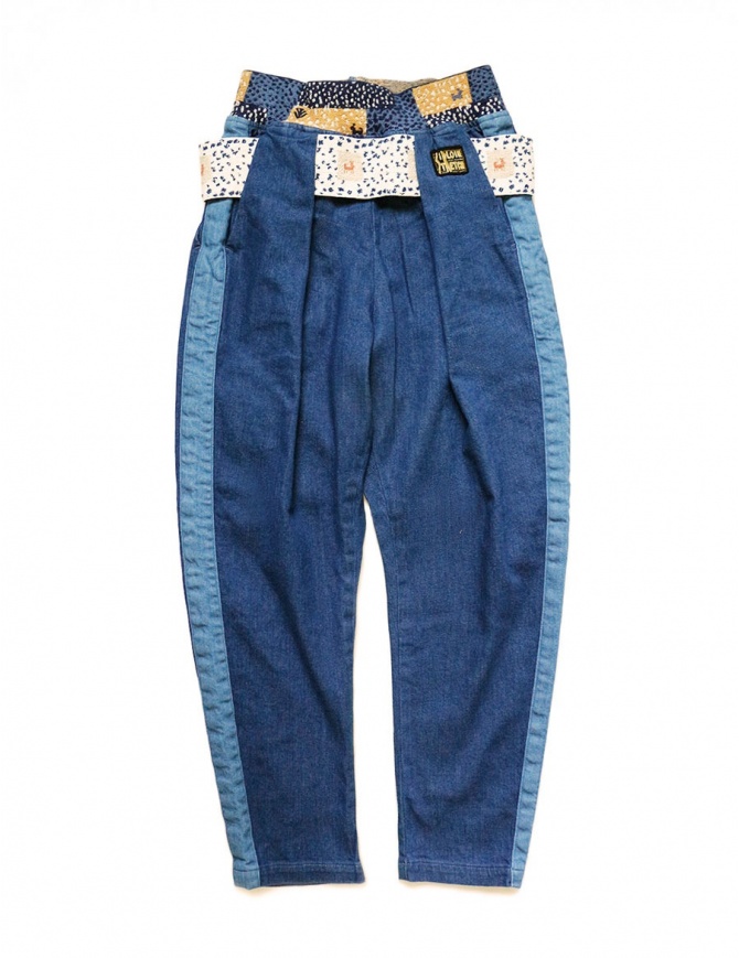 Kapital trousers in denim fabric K1809LP079 IDG womens trousers online shopping