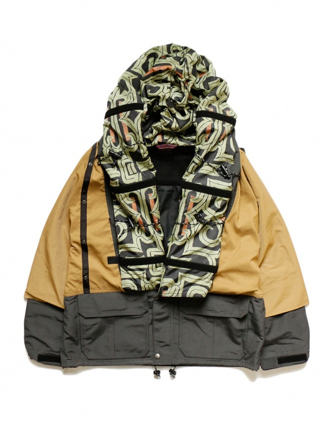 Kapital Kamakura mustard and grey jacket K1803LJ045 GRAY BLOUSON mens jackets online shopping