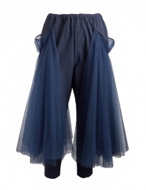 Pantalone Miyao con tulle MP-P-04 NAVY X NAVY order online