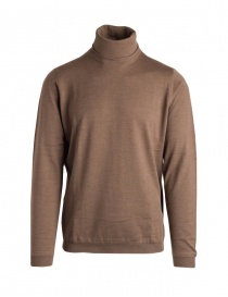 Goes Botanical brown turtleneck sweater 104 1009 MARRONE
