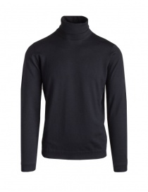 Goes Botanical black turtleneck sweater 104 NERO