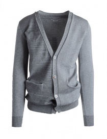 Cardigan uomo online: Cardigan Deepti colore grigio K-147