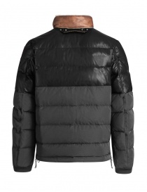 Parajumpers Bear charcoal leather down jacket price