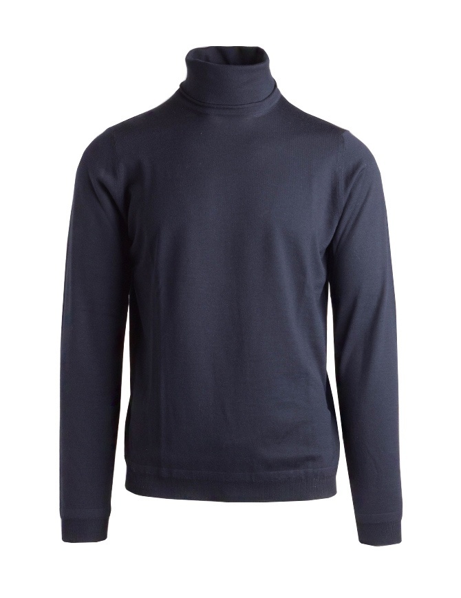 Goes Botanical blue turtleneck sweater 104 3343 BLUE men s knitwear online shopping