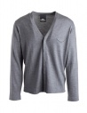 Goes Botanical grey cardigan with pocket buy online 115/1001 GRIGIO MEDIO