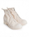 Stivaletto Guidi PL1 in pelle di cavallo rovesciata bianca acquista online PL1 HORSE REVERSE LINED CO00T