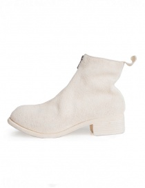 Guidi PL1 white horse reverse leather ankle boots buy online