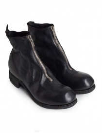 Guidi PL1 black horse leather ankle boots PL1 HORSE F.G. LINED BLKT