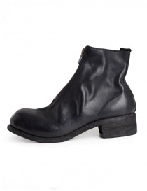 Guidi PL1 black horse leather ankle boots