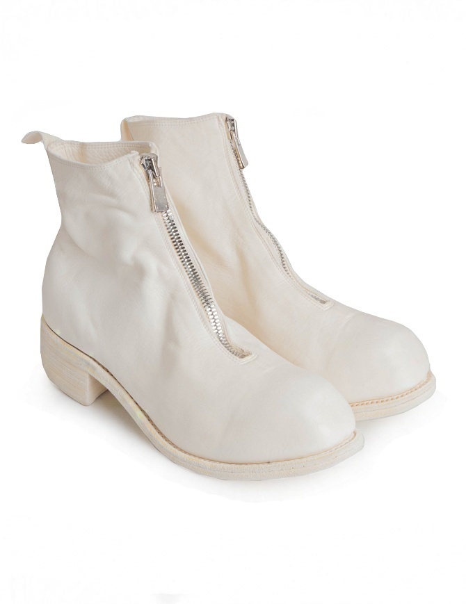 Guidi PL1 white horse leather ankle boots PL1 SOFT HORSE F.G.LINED CO00T womens shoes online shopping