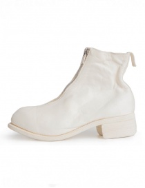 Guidi PL1 white horse leather ankle boots buy online