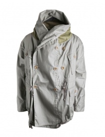 Kapital gray green waxed parka K1603LJ026 GRK