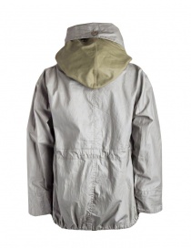 Parka Kapital colore verde grigio cerato