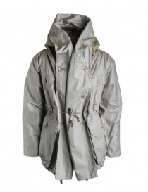 Kapital gray green waxed parka price