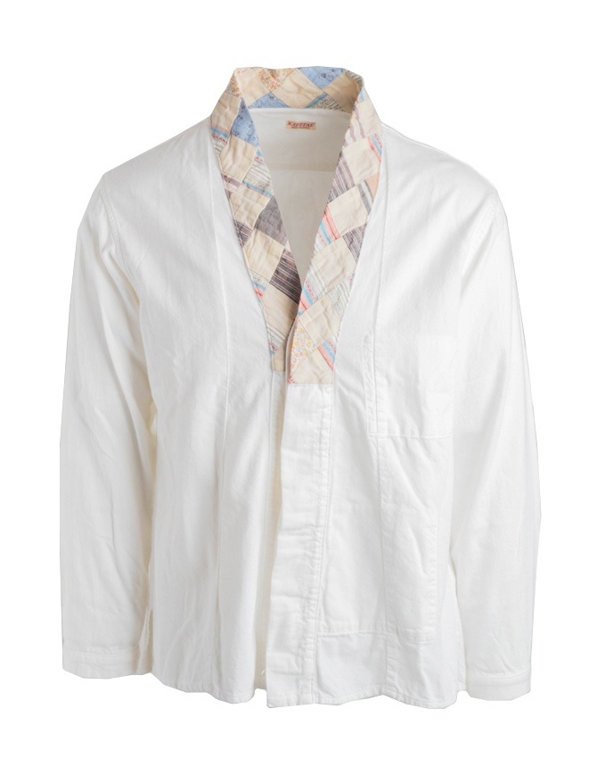 Camicia Kapital in cotone bianco K1704LS195 WHT camicie uomo online shopping
