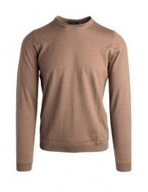 Goes Botanical brown crew-neck sweater 101 1009-MARRONE