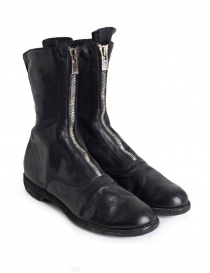 Stivaletto Guidi 310 in pelle di cavallo nera 310 SOFT HORSE ARMY BOOTS BLKT