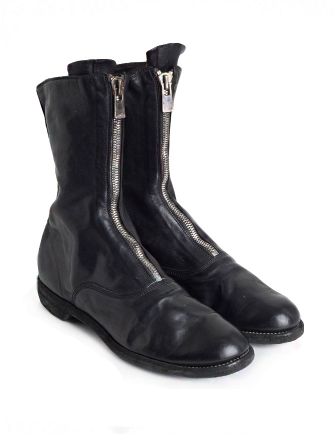 Stivaletto Guidi 310 in pelle di cavallo nera 310 SOFT HORSE ARMY BOOTS BLKT calzature uomo online shopping