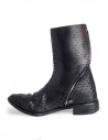 Stivale Carol Christian Poell AM/2601 in pelle di bisonte perforatashop online calzature uomo