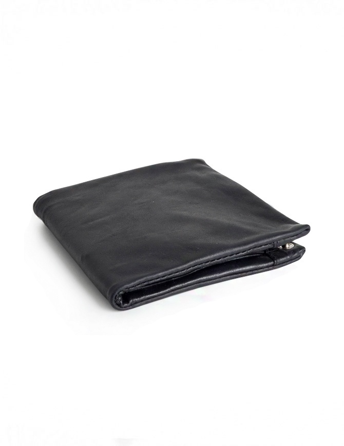 Guidi B7 black kangaroo leather wallet B7 KANGAROO FULL GRAIN BLKT
