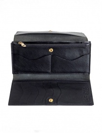 Il Bisonte Long Black Leather Wallet wallets buy online