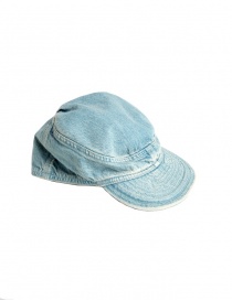 Cappello Kapital in jeans azzurro
