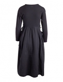 Kapital long-sleeved black long dress