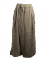 Kapital skirt pants in hemp with drawstring buy online EK-597 KHA