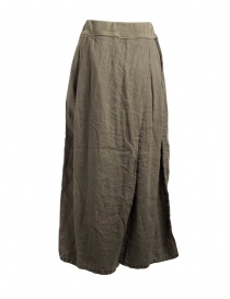 Kapital skirt pants in hemp with drawstring buy online