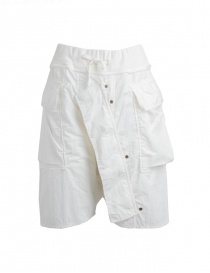 Bermuda Kapital colore bianco in cotone K1805SP222 WHITE SHORTS order online