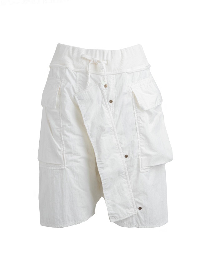 Bermuda Kapital colore bianco in cotone K1805SP222 WHITE SHORTS pantaloni uomo online shopping
