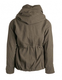 Cappotto Kapital in misto lana colore khaki acquista online