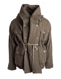 Kapital coat in khaki wool blend price