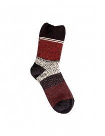 Socks online: Kapital Burgundi socks red