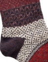 Kapital Burgundi socks red shop online socks