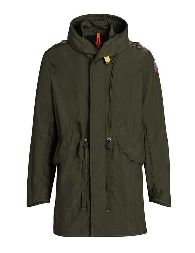 Parka Parajumpers Gregory Spring colore verde PMJCKMA03 GREGORY SPRING 764 giubbini uomo online shopping