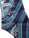 Kapital socks with green and blue stripes shop online socks